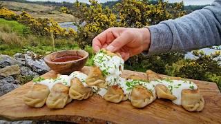 The PERFECT BBQ Chicken Dumplings  ASMR Cooking by the Lake