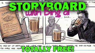 AMAZING Movie Storyboards with BING FREE AI Generator  Simple and Easy for Filmmakers