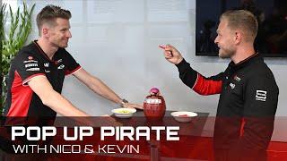 Who Will Send The Pirate Flying? ‍️  Nico Hulkenberg & Kevin Magnussen Play Pop Up Pirate