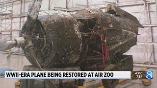 After 68 years underwater a WWII plane is back to its former glory