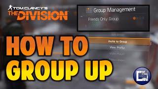 How to Group up with Friends in The Division