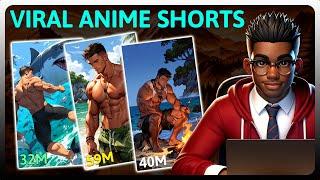 How to Make Viral MONETIZABLE Anime Shorts Using Free Tools - Full Course