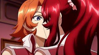 Getting a Kiss from a friend — Cross Ange Rondo of Angels and Dragons Episode 4