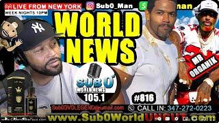 BRIAN PUMPER ATTACKED MR ORGANIK CALLS IN Sub0WorldNews105.1 Live Stream #816