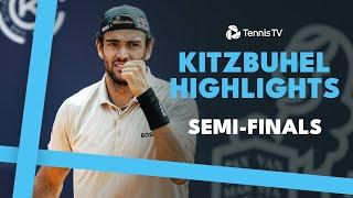 Berrettini Takes On Hanfmann Gaston vs Diaz Acosta  Kitzbuhel 2024 Semi-Final Highlights