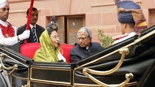 Swearing In Ceremony of The Former President Smt. Pratibha Patil