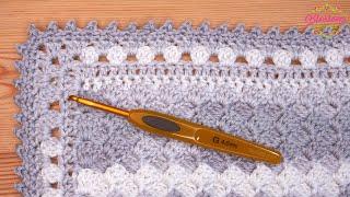 EASIEST Crochet Border For ANY Project Mini Picot Stitch 