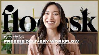 How to deliver a Freebie with Flodesk  Workflow Setup Email Marketing Strategy for Small Business