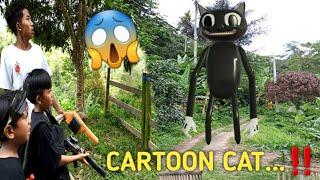 KEMPING DAN MAIN PERANG PERANGAN DIGUNUNG CARTOON CAT MARAH UNTUNG ADA ULTRAMAN  Mikael TubeHD