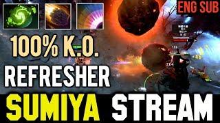 SUMIYA Invoker Maniac 100% K.O. Refresher Combo Stream DOTA 2 #12