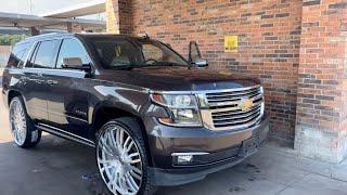 Chevy Tahoe 30inch forgiato wheels