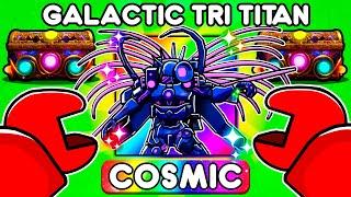 UNLOCKING Galactic Tri-Titan in Skibidi Toilet Tower Defense