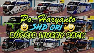 KUMPULAN LIVERY BUSSID PO. HARYANTO SHD ORI KEREN