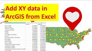 Add XY coordinates data in ArcGIS from excel