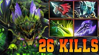 26 Kills + Ultra Kills Viper Dota 2 Safelane Build Guide Pro Gameplay Build Highlights 7.37