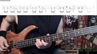 New Years Day by U2 - Bass Cover with Tabs Play-Along