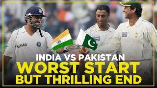 Worst Start But Thrilling End  Pakistan vs India  Historical Match Ever  3rd Test  MA2T