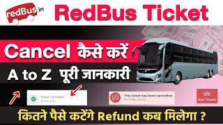 How to cancel bus ticket on redbus  RedBus Ticket Cancel Kaise Kare  Bus Ticket Cancel Process