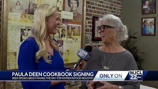 Paula Deen talks with WJCL 22 News about inspiring the next generation of female chefs