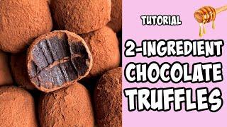 2-Ingredient Truffles tutorial #Shorts