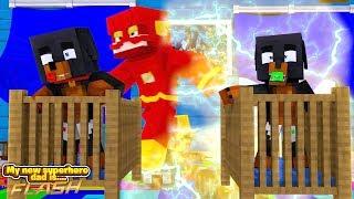 Minecraft MY NEW SUPERHERO DAD IS.... THE FLASH