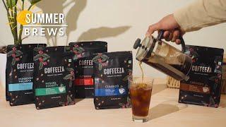 Coffeezas Summer Iced Coffee Hack with Ground Coffees & French Press