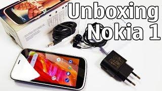 Nokia 1 Unboxing 4K with all original accessories One TA-1047 review