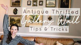 HOW TO MAKE A GALLERY WALL  Thrifted art + tips and tricks