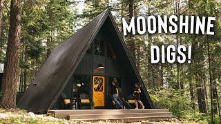 *NEW* Moonshine Digs A-frame Cabin  Washington Airbnb Tour