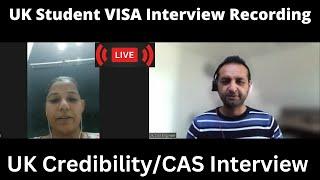 UK Student Visa Interview Questions & Answers 2023  UK CAS Interview  UK Credibility Interview