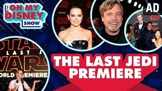 Red Carpet Interviews at the World Premiere of Star Wars The Last Jedi  Oh My Disney Show