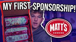a song for my first YouTube Sponsorship MATTS COOKIES