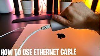 How To Connect Ethernet Cable To Macbook Pro