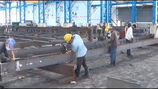 The worlds most modern rebar and plate steel production process. Versatile steel frame fabrication