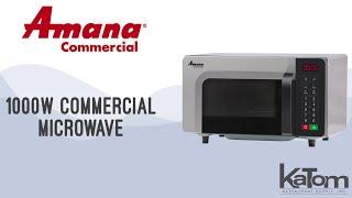 Amana 1000W Commercial Microwave RMS10TSA