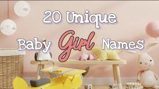 20 Unique Baby Girl Names  My Favorite Girl Names  2021  Philippines