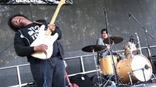 Amazing Guitar Solo ala Hendrix with Seattles Delvon Lamarr Organ Trio Rock Folklife 2017