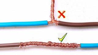 Cara Sambung Kabel Listrik Yang Benar  Cara Menyambung Kabel Listrik Yang Aman & Kuat