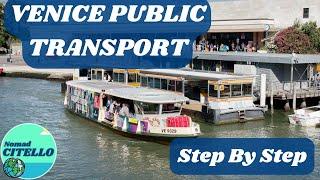 Venice Public Transport Vaporetto - What to know before you go
