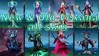 Vexana revamp and old vexana - all skin full HD - Japanese Voice - Mobile legends