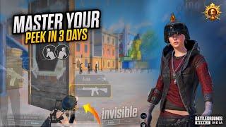 How To Master invisible Peek & Crouch in 3 days  Faster peek settings guide & tips trick BgmiPubg