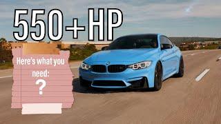 You NEED these mods to make over 550HP in your BMW M4M3M2comp S55 Engine