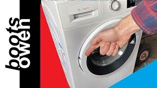 How to fix a BROKEN DOOR HINGE on a Bosch varioperfect washing machine or replace it