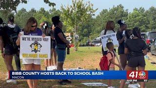 Bibb County Schools welcomes students back with Back to School Bash