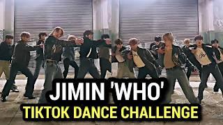 JIMIN Dancing on WHO Choreography TikTok Dance Challenge 2024