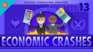 Recession Hyperinflation and Stagflation Crash Course Economics #13