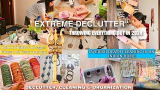 THROWING EVERYTHING I OWN OUT IN 2024  Decluttering Organizing & Cleaning Whole House Declutter
