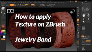 Rhino 7 to Zbrush tutorial how to add texture on Zbrush