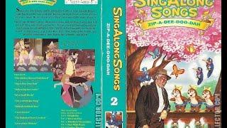 Closing to Disneys Sing Along Songs Zip-A-Dee-Doo-Dah 1990 VHS Version #1