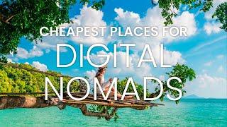 DIGITAL NOMAD CHEAP LIVING  Cheap Countries for remote work  Digital Nomad on a Budget  #travel